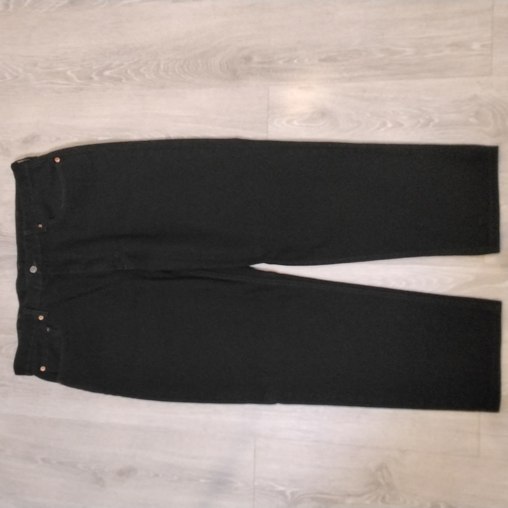Levi 550 Relaxed Fit Black Jeans - Mens's 40 X 30
